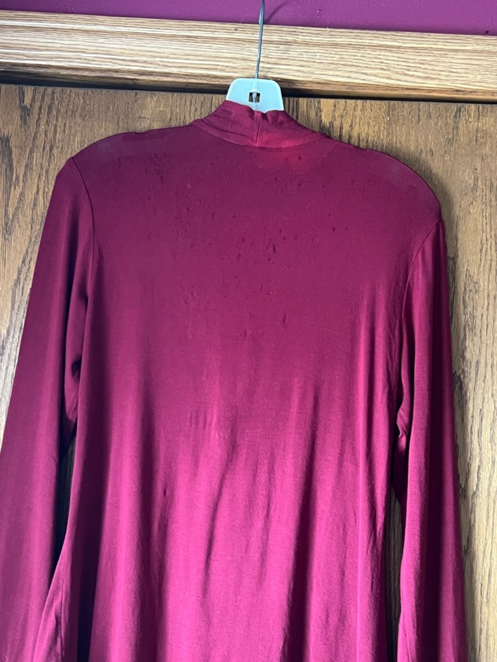 Olian Maternity maroon women’s top size medium - Picture 6 of 6